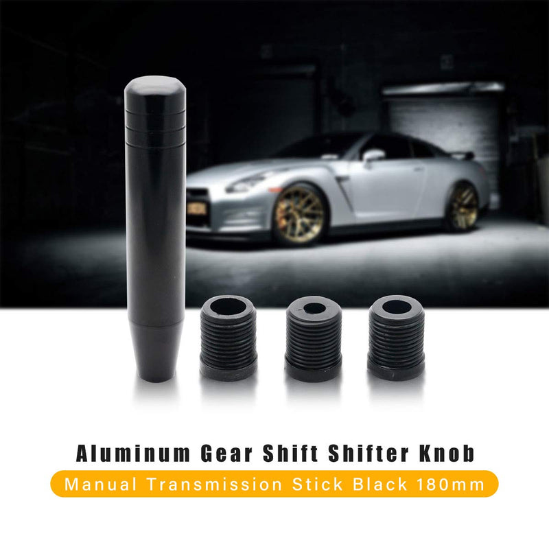  [AUSTRALIA] - MASO Gear Knob Racing MT Manual Transmission, Aluminum shift knob 18CM Black