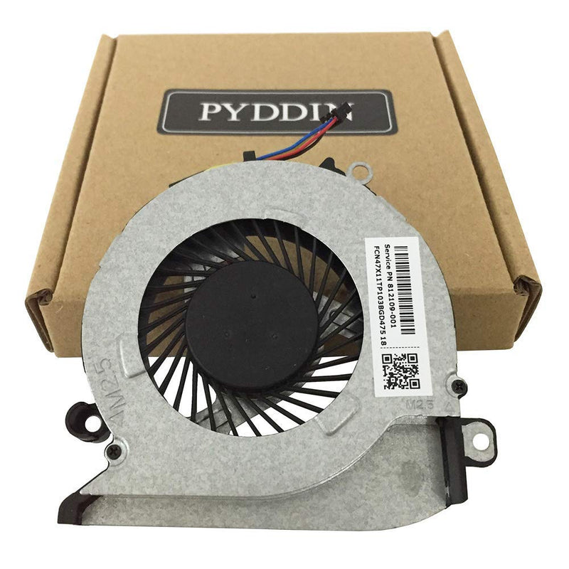  [AUSTRALIA] - PYDDIN Cooling Fan Replacement for HP 15-AB 15-an 17-G 17-S 15T-AB Series Fan 15-AB121DX 15-AB093TX 17-G100 17-G179NB P/N: 812109-001 812111-001 816119-001 TPN-Q159 TPN-Q158