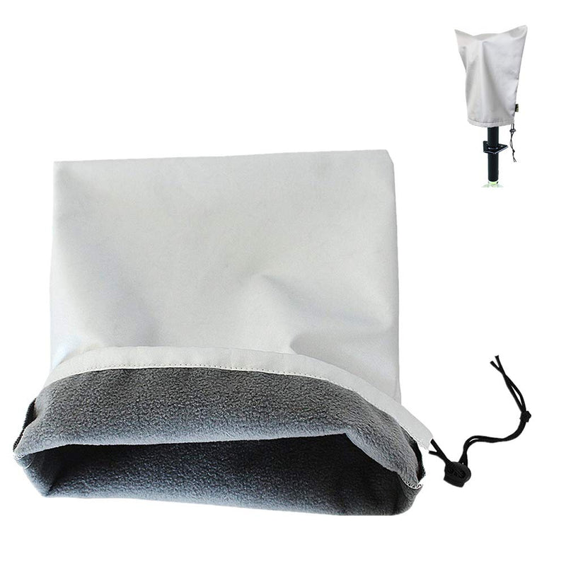 Mr.You Electric Tongue Jack Cover - Universal Fit for Most Trailer RV Electric Tongue Jack,with Thicker Cashmere Fabric Heavy Duty Waterproof No Tear No Fading(W14.5H17.5in) 14.5''x 17.5'' - LeoForward Australia