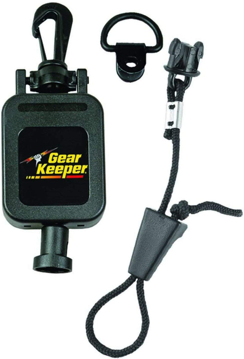  [AUSTRALIA] - Hammerhead Industries Gear Keeper CB MIC KEEPER Retractable Microphone Holder RT4-4112 – Features Heavy-Duty Snap Clip Mount, Adjustable Mic Lanyard and Hardware Mounting Kit - Made in USA – Black