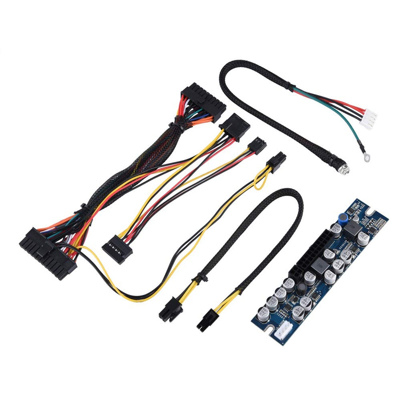  [AUSTRALIA] - PC PSU DC 12V Input 300W Computer Power Supply Module with 24Pin Connect/AUX/SATA Cable Suitable for Mini ITX and 1U Chassis