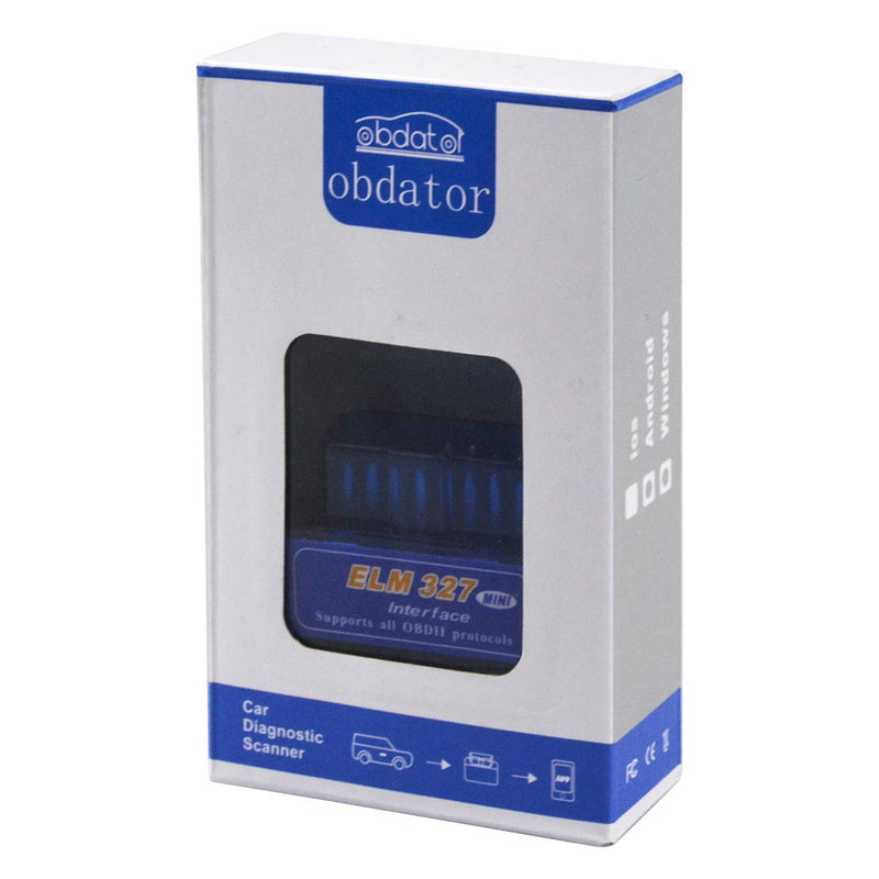 Mini Bluetooth OBD2 Scanner OBDATOR ELM327 Automotive OBD OBDII Code Reader Car Check Engine Light Diagnostic Scan Tool for Android PC - LeoForward Australia