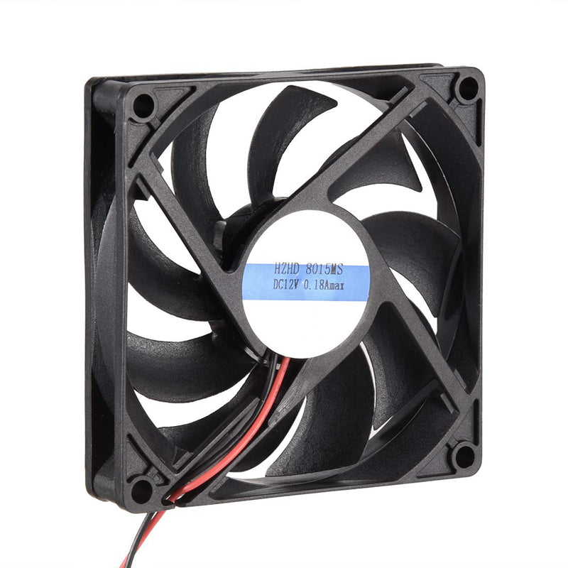  [AUSTRALIA] - uxcell Cooling Fan 80mm x 80mm x 15mm 8015MS DC 12V 0.2A Long Life Sleeve Bearings