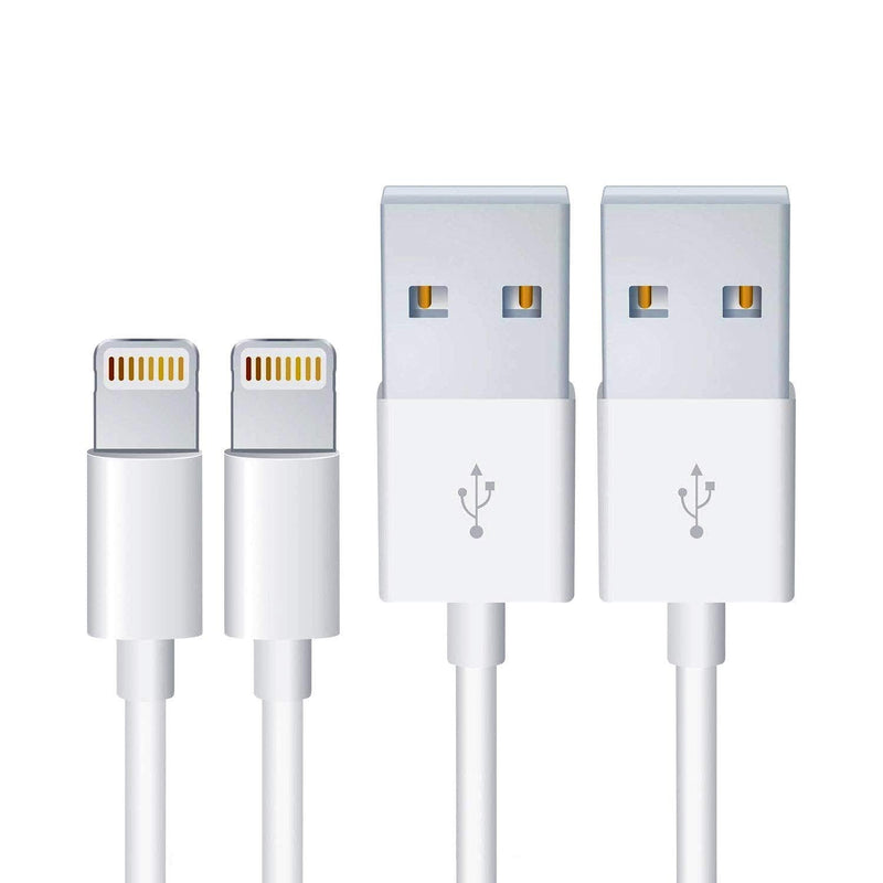  [AUSTRALIA] - 2Pack iPhone Charger [ MFi Certified] 1M/3.3Ft USB A Charger Cable Compatible with iPhone 11 Pro/11/XS MAX/XR/8/7/6s/6/plus,iPad Pro/Air/Mini,iPod Touch Original Certified-White