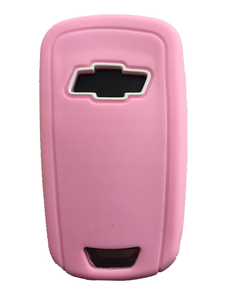  [AUSTRALIA] - Rpkey Silicone Keyless Entry Remote Control Key Fob Cover Case protector For Chevrolet Camaro Cruze Limited Equinox Impala Limited Malibu Malibu Limited Sonic（Pink）OHT01060512 13504199 13500221