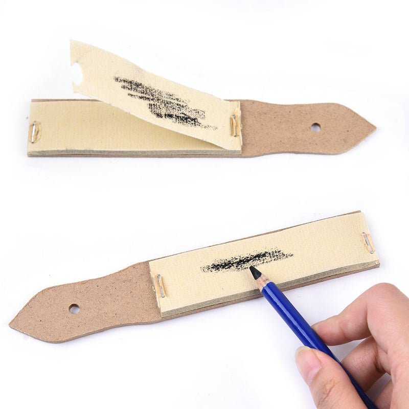 Sandpaper Sharpener - 2 Pieces Sketch Sandpaper Pencil Sharpener Lead Pointer Art Drawing Tool for Adults, Teens, Artists - LeoForward Australia