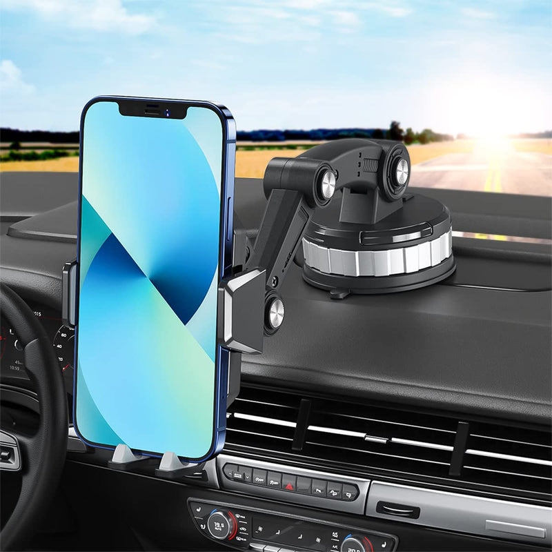  [AUSTRALIA] - Car Phone Mount, 360° Rotatable Upgraded Phone Holder with Suction Cup for Dashboard, Windshield, Universal for iPhone 13/12 Pro, Pro Max, XS, XR, Samsung, Andriod, More Devices,Car Accessories