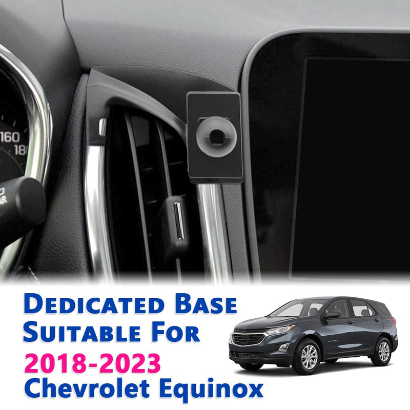  [AUSTRALIA] - JOCUNDLY Car Phone Mount for 2018-2023 Chevrolet Equinox Chevy [Thick Case Friendly] Mobile Phone Holder Cell Navigation Bracket Air Vent Auto Accessories Cradles, All Phones