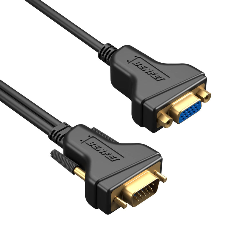  [AUSTRALIA] - VGA Splitter Cable, Benfei VGA Y Splitter for Screen Duplication 1ft