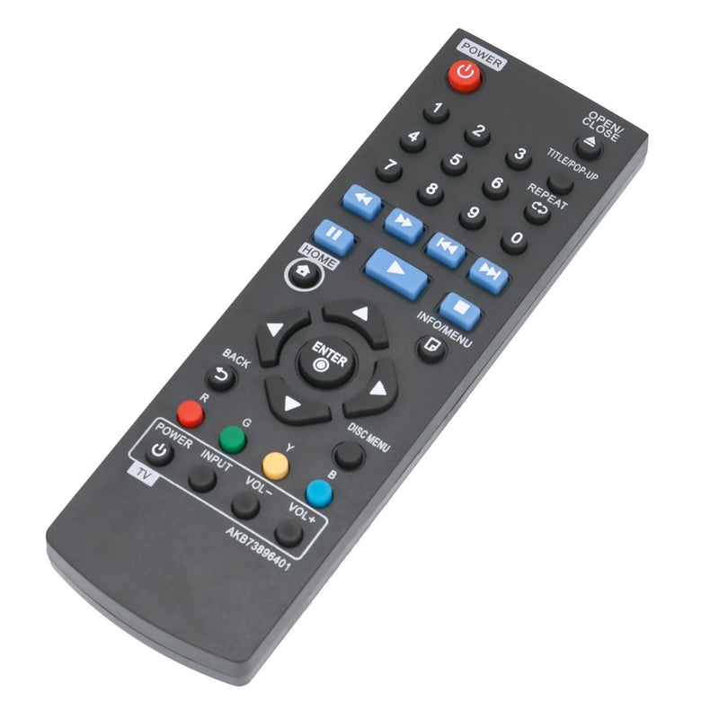 New AKB73896401 Replace Remote for LG BLU RAY DISC DVD Player BP135 BP145 BP155 BP175 BP255 BP300 BP335W BP340 BP350 BPM25 BPM35 UP870 UP875 BP550 - LeoForward Australia