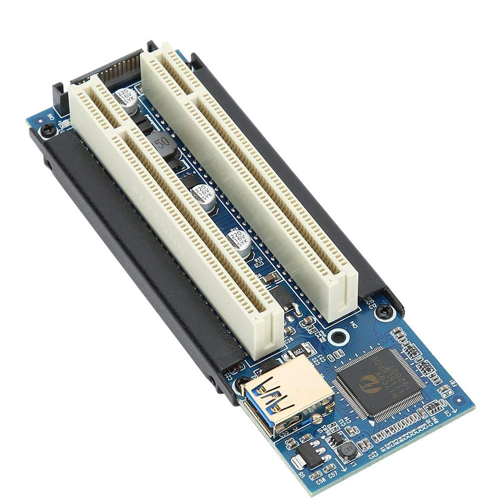  [AUSTRALIA] - Eboxer PCI Express Network Card PCI E PCI X2 Adapter Card Set Parallel Port Network Card with USB3.0 Data Cable, PCI E × 1 × 4 × 8 × 16 Adapter Converter for Desktop PC