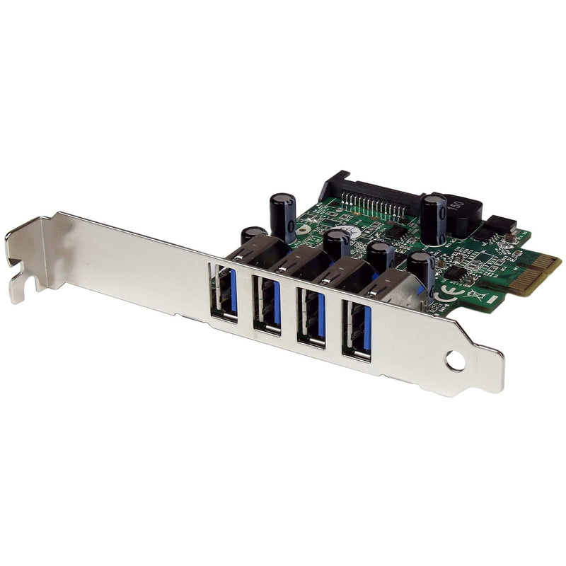  [AUSTRALIA] - StarTech.com 4-Port PCI Express SuperSpeed USB 3.0 Controller Card with UASP - USB 3.0 Expansion Card with SATA Power (PEXUSB3S4V)