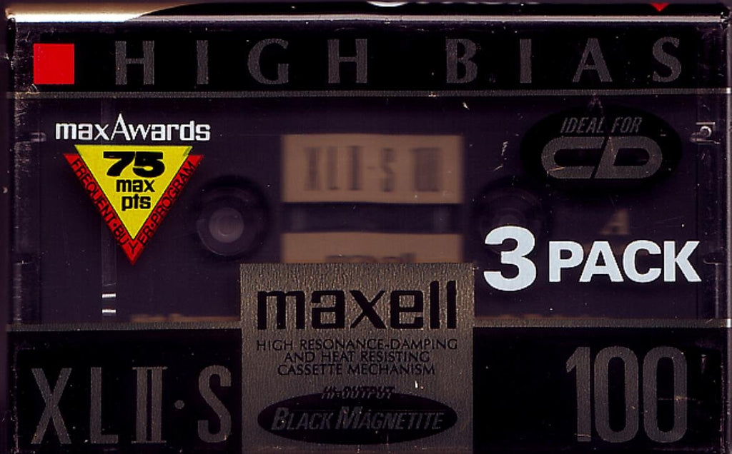  [AUSTRALIA] - Maxell XLII-S 100 High Bias Cassette Tape (3-Pack)