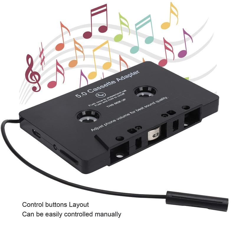 [AUSTRALIA] - Zerone Tape Converter, Bluetooth Cassette Adapter Bluetooth Tape Converter MP3 Player Audio Converter for Car, 3.9 x 2.5 x 0.4in