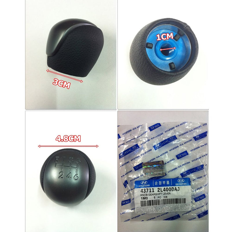  [AUSTRALIA] - Kia Motors Manual Gear Shift Knob Black 1pc set For 2008 2009 2010 2011 2012 Kia Forte : All New Cerato