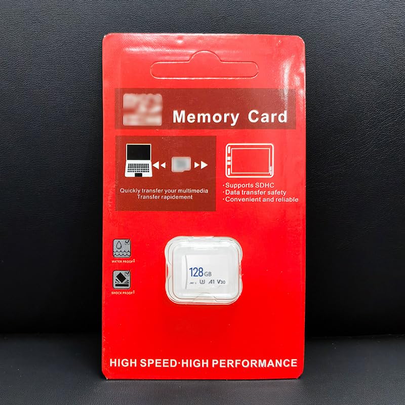  [AUSTRALIA] - 128G Memory Card U3 4K UHD Video High Speed TF Card Monitoring SD Card with Adapter for Dash Cams Body Cams Action Camera Surveillance & Security Cams Class 10 U3 V30 Up to 100MB/s… 128G