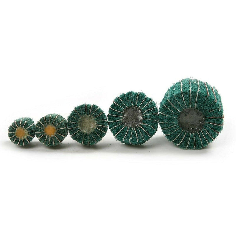  [AUSTRALIA] - 4 PCS Scouring Pad Coarse Fleece Interleaf Flap Sanding Wheels Pad for Rotary Tools Chemical Machinery Abrasive Production （30/40/50/60mm）