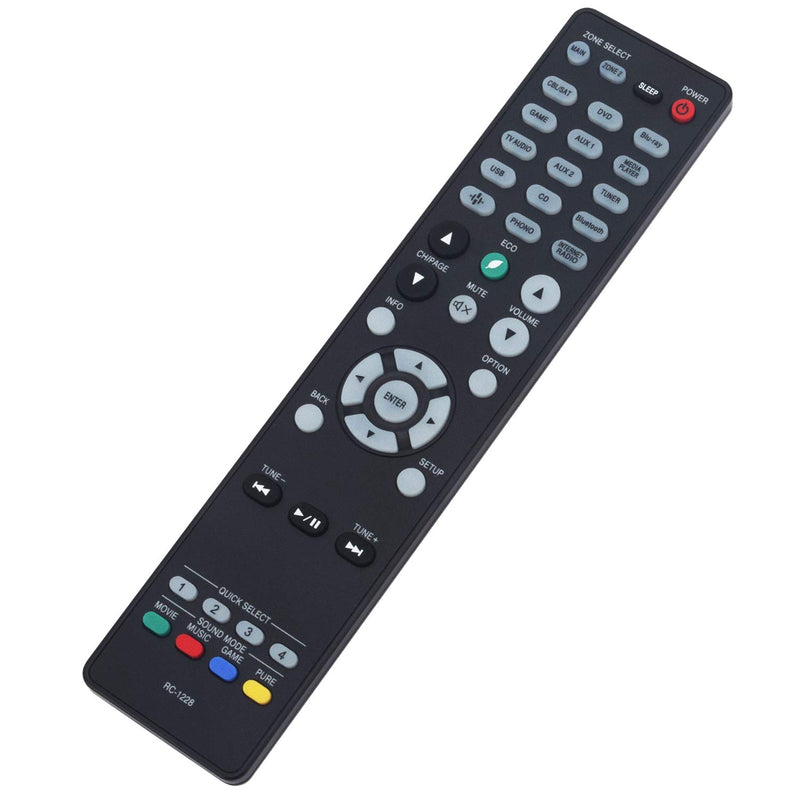 RC-1228 Replace Remote Applicable for Denon AV Receiver AVR-X2400H AVR-S730H AVR-S930H AVR-X3400H AVR-S950H AVR-S920W AVR-X2300W AVR-X1300W AVR-X3200W AVR-X2200W AVR-S910W AVR-X5200W AVR-X3300W - LeoForward Australia