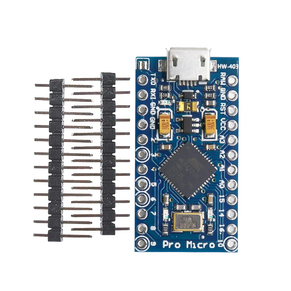  [AUSTRALIA] - diymore Pro Micro 16MHz 5V with 2-Row Pins Header Module Board with ATmega32U4