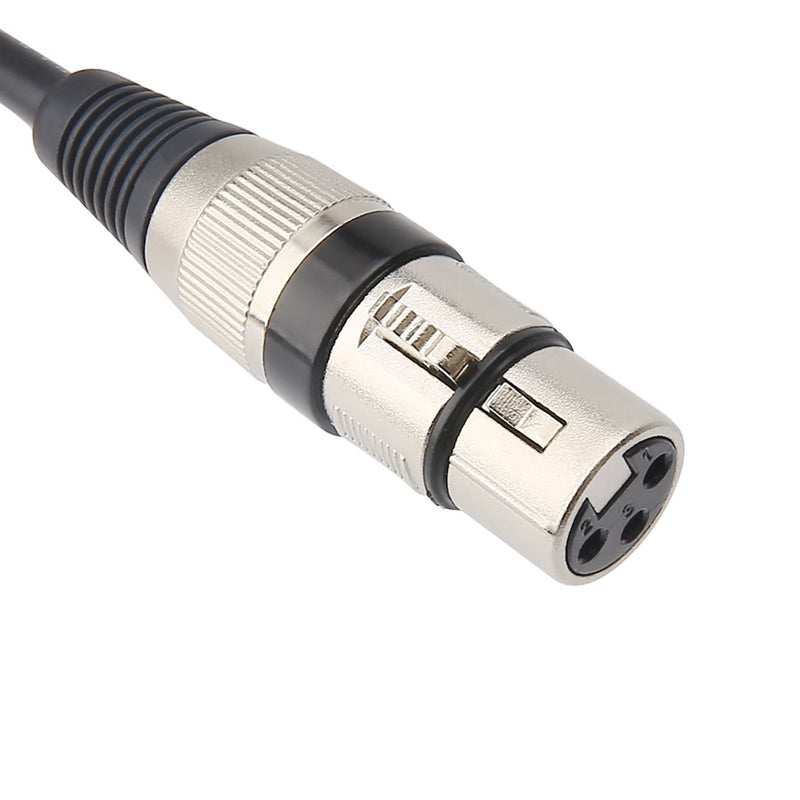  [AUSTRALIA] - TISINO XLR Female to 1/4 Inch (6.35mm) TRS Jack Lead Balanced Signal Interconnect Cable XLR to Quarter inch Patch Cable - 15 Feet