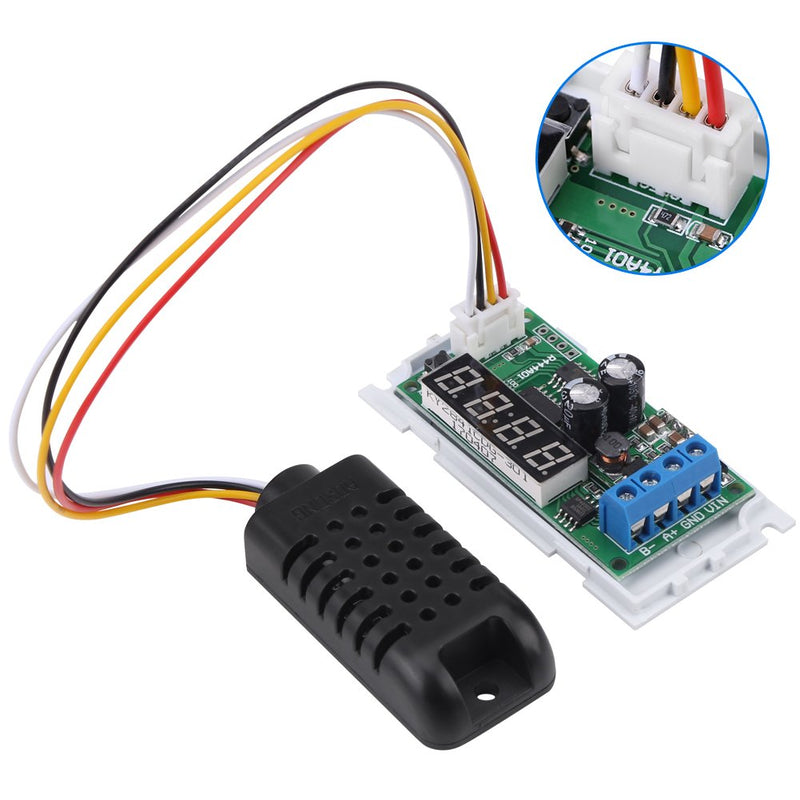 LED Temperature Humidity Sensor Digit Display RS485 Modbus RTU Humidity Temperature Sensor - LeoForward Australia