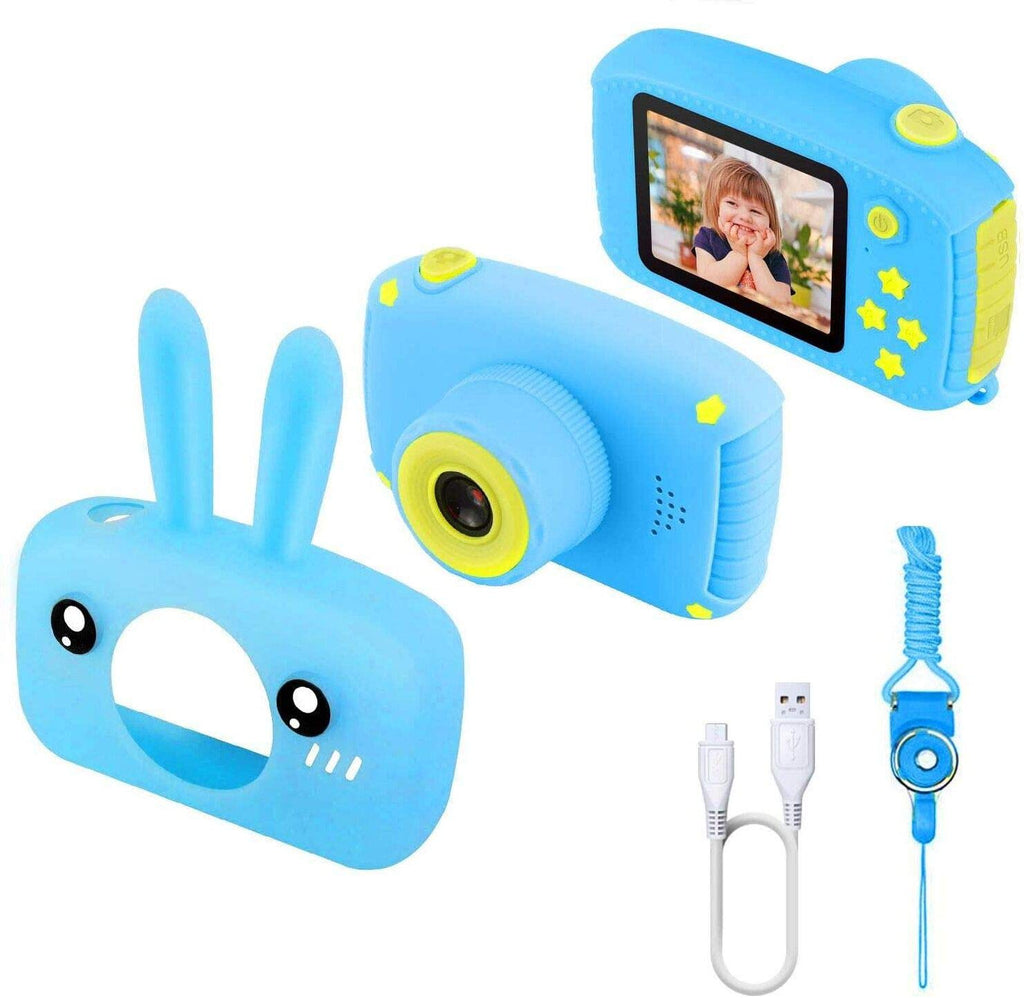  [AUSTRALIA] - Diswoee&Diswoe Upgrade Kids Camera, Christmas Birthday Gifts for Boys Age 3-9, HD Digital Video Cameras for Toddler, Portable Toy for 3 4 5 6 7 8 Year Old Boy-Blue