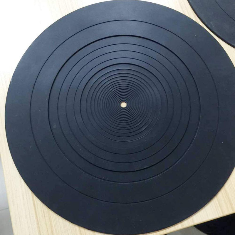  [AUSTRALIA] - Turntable Platter Mat Rubber 12 inch Silicone Turntable LP Slipmat Universal Compatible for Audio Technica AT-LP120BK AT-LP-1200 Turntable Platter (12 Inch Diameter) 12 Inch Diameter