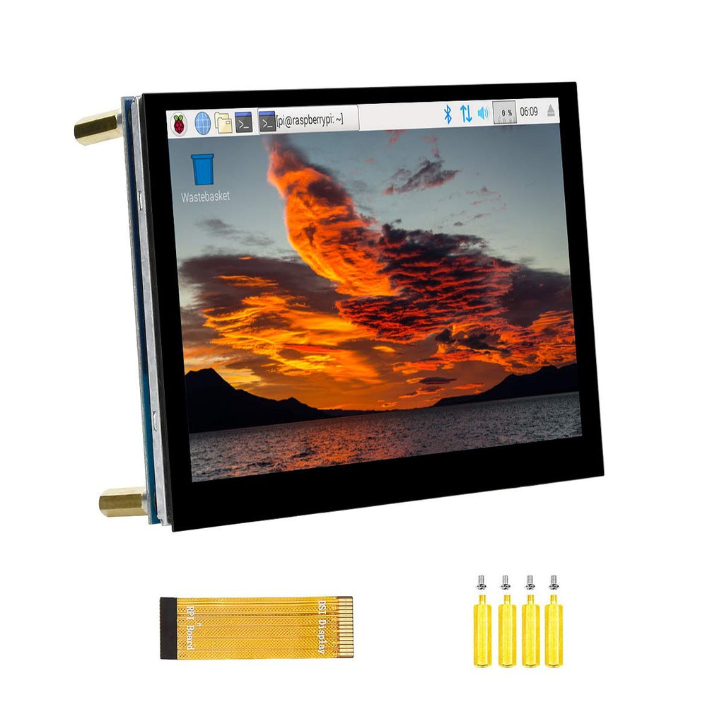  [AUSTRALIA] - Compatible with Raspberry Pi Touchscreen 5inch DSI LCD Touch Screen 800×480 Resolution TFT LCD Display Monitor for Raspberry Pi Model 4B/3B+/3A+/3B/2B/B+/A+,CM3/3+
