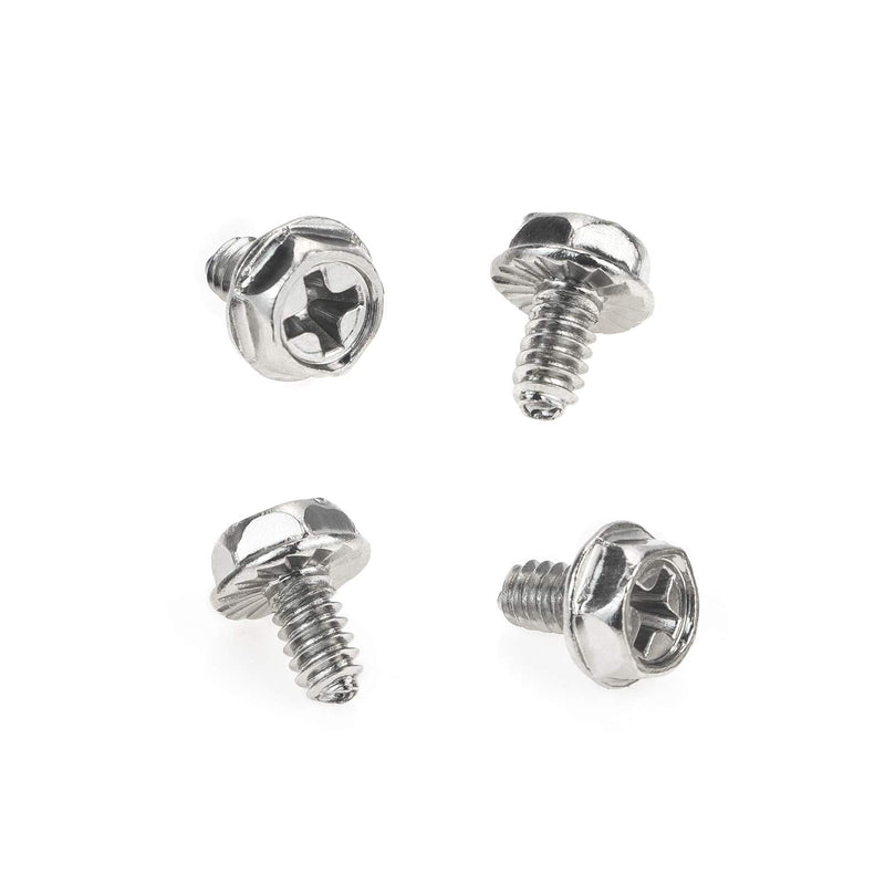  [AUSTRALIA] - Favordrory Toothed Hex 6/32 Screw 6# -32Computer PC Case Hard Drive Motherboard Mounting Screws, 100 PCS