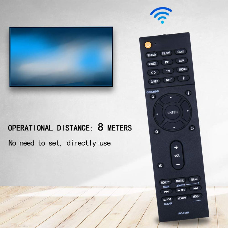  [AUSTRALIA] - The New RC-911R RC911R Replacement for ONKYO AV Receiver The Remote Controller. Suitable for HT-S7800 TX-NR555 TX-NR575 TX-NR585 TX-NR656 TX-NR686 TX-NR676 TX-NR757 TX-NR777 TX-NR787 TX-RZ610