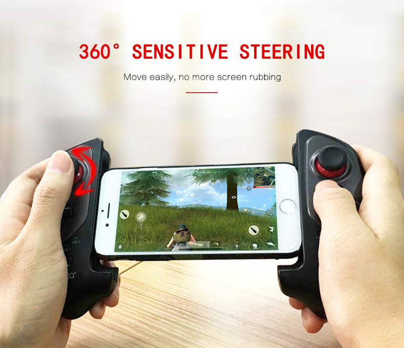  [AUSTRALIA] - ipega-PG-9083S Wireless Phone Joystick Game Controller Mobile for Samsung Galaxy S10/S10+ /S20 S20+5G/Huawei P40 Pro P30 P30 Pro Mate Android Mobile Smartphone Tablet (Android 6.0 Higher System)