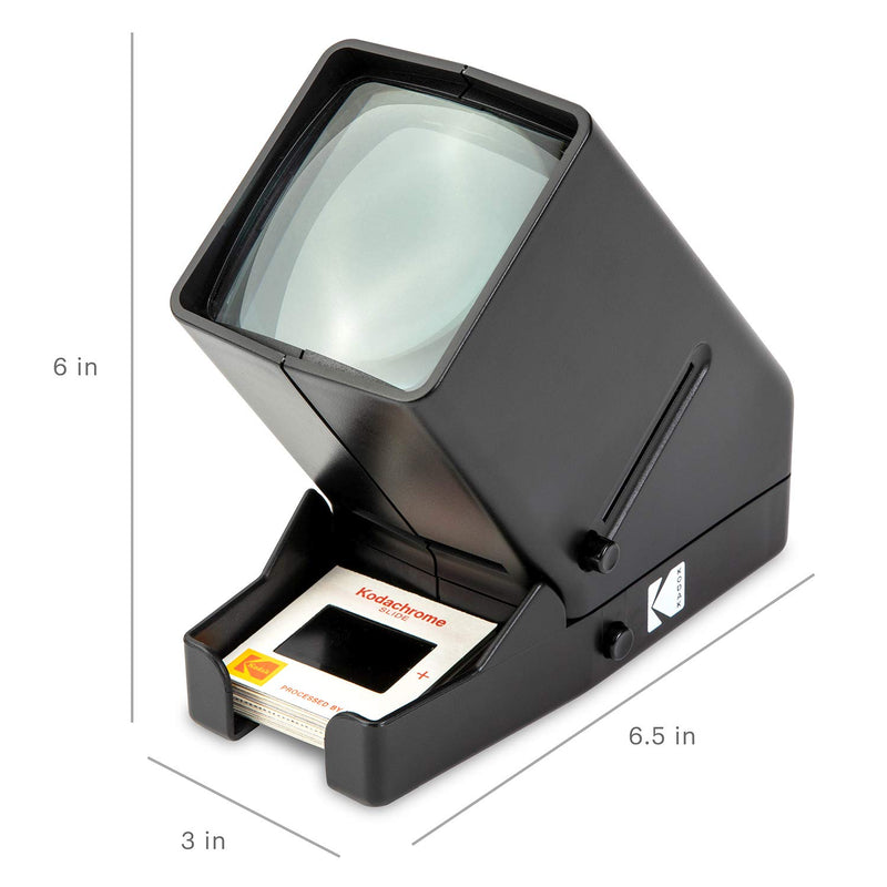 KODAK 35mm Slide and Film Viewer - Battery Operation, 3X Magnification, LED Lighted Viewing – for 35mm Slides & Film Negatives - LeoForward Australia