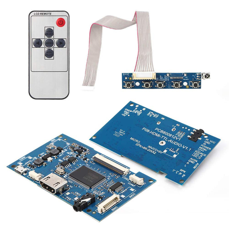  [AUSTRALIA] - HDMI Controller Board Kit, LCD Display Driver Board, LCD Driver Module Shield, Controller Board, Synthetic Cardboard for Universal 50Pin