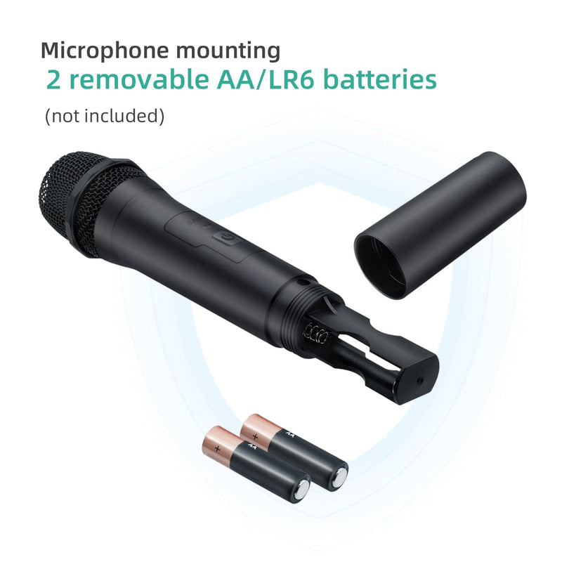  [AUSTRALIA] - Mcbazel Wireless USB Gaming Microphone Compatible with Xbox Series X/S, PS5, Switch OLED, NS Switch, PC, PS4, PS3, PS2, Xbox One X/S, Xbox One, Xbox 360, Wii