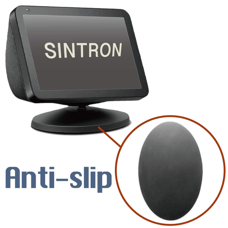 Sintron Adjustable Magnetic Stand Mount, Compatible for Echo Show 5 & Echo Show 8 with 360 Degree Rotation, Tilt Function, and Anti-Slip Base (Black) - LeoForward Australia