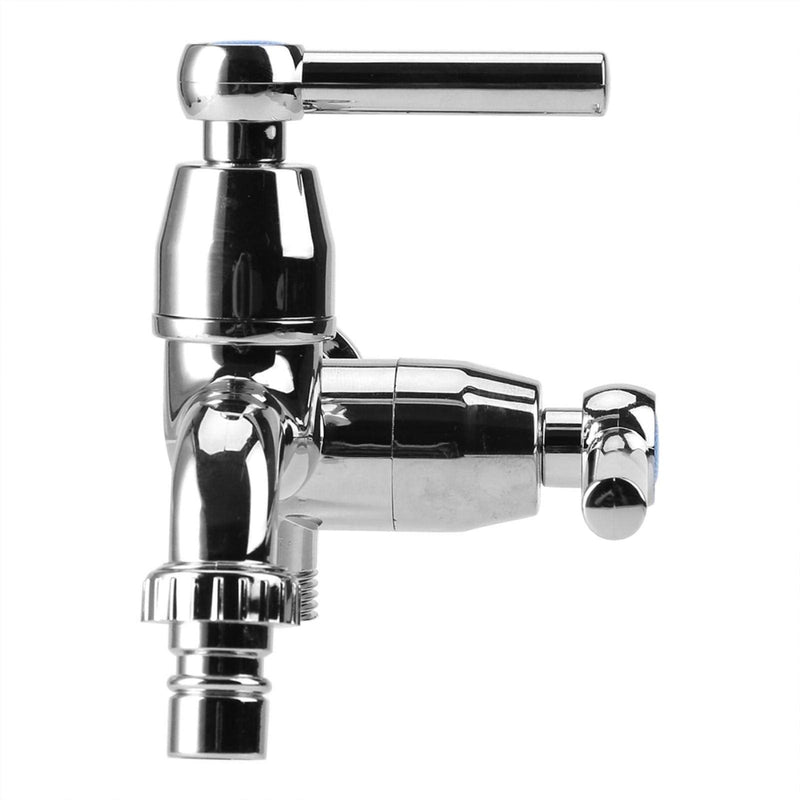  [AUSTRALIA] - Cilnvenie Faucet Washing Machine Faucet Sink Faucet with Double Spout & Handle G1/2 (Straight Handle)