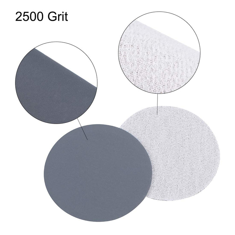  [AUSTRALIA] - uxcell 2 Inch Wet Dry Sanding Discs 2500 Grit Hook and Loop Sanding Disc Silicon Carbide Sandpaper 30pcs