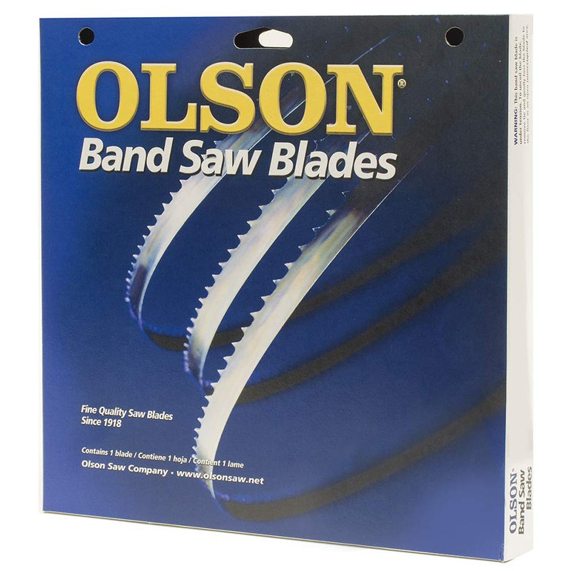 Olson Saw FB23311DB HEFB Band Saw Blade, 1/2 by .025-Inch, 4-TPI Hook 111-Inch - LeoForward Australia