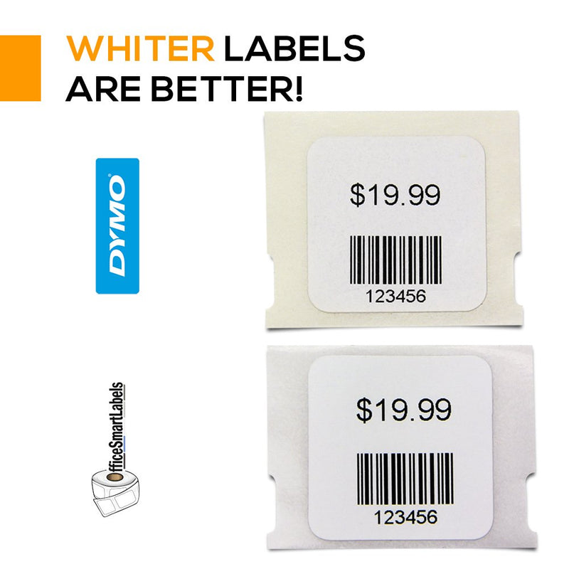 OfficeSmartLabels - 1" x 1" Multipurpose Labels, Compatible with 30332 (6 Rolls - 750 Labels Per Roll) Prime - 006 Rolls - 750 Labels Per Roll - LeoForward Australia