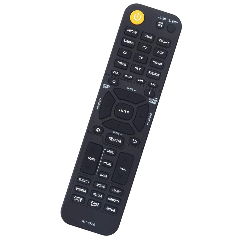 RC-972R Replacement Remote Control Applicable for Onkyo AV Receiver TXNR797 TXRZ840 TXNR696 TXNR595 Audio Vedio Receivers - LeoForward Australia