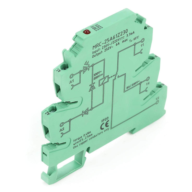  [AUSTRALIA] - Relay, ultra-thin PLC relay, 230VAC/220VDC 1NO 1NC for controlling PLC automation devices