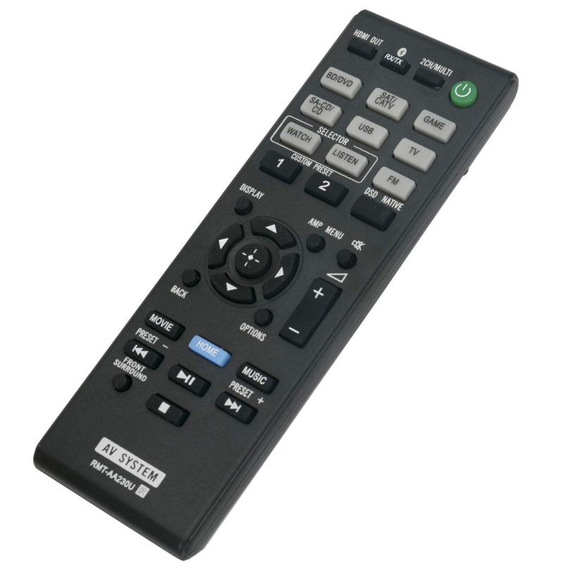 New RMT-AA230U RMTAA230U Replacement Remote Control Compatible with Sony Multi Channel AV Receiver STR-DN1070 STRDN1070 - LeoForward Australia