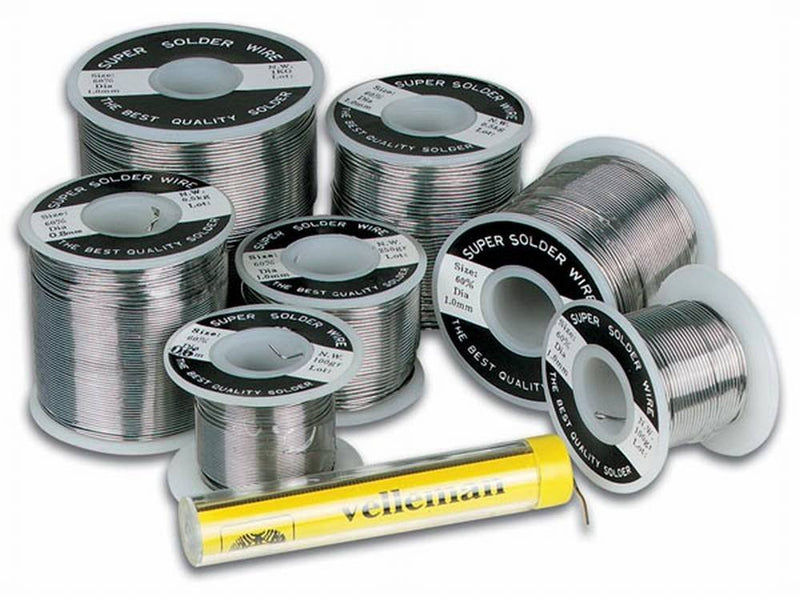  [AUSTRALIA] - Velleman SOLD500GLF Lead-Free Solder with Resin Core, Sn 99.3%, Cu 0.7%, 0.04" Diameter, 1.10 lb. Weight