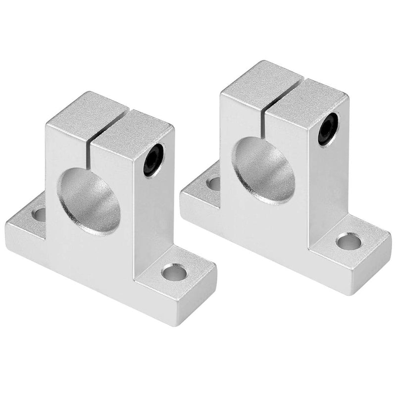  [AUSTRALIA] - uxcell 20mm Shaft Support SK20 Linear Motion Slide Rail Guide Blocks for CNC 3D Printer (Pack of 2)