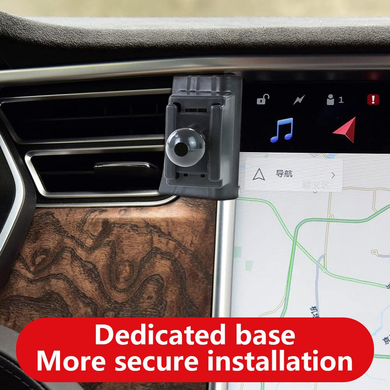  [AUSTRALIA] - musttrue LUNQIN Car Phone Holder for 2016-2020 Tesla Model X and 2012-2020 Model S SUV Auto Accessories Navigation Bracket Interior Decoration Mobile Cell Phone Mount