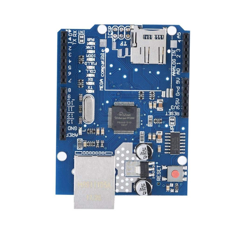  [AUSTRALIA] - W5100 Ethernet Network Shield W5100 Ethernet Expansion Board with SD Card Slot for Arduino UNO 2009 MEGA1280 MEGA2560 (All Versions)