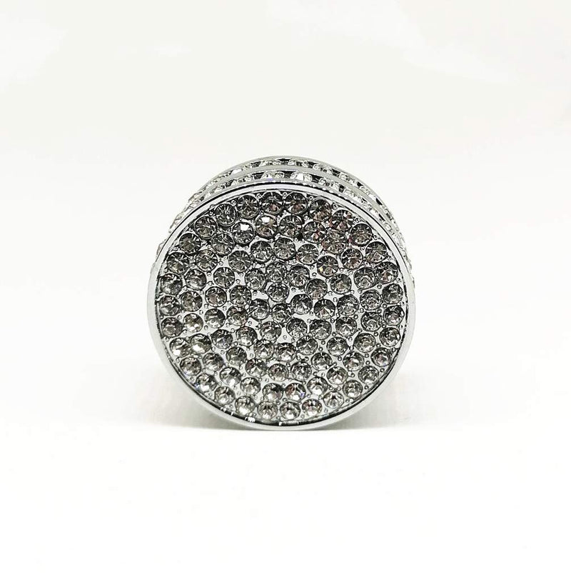 Bling Knob Cover for Audi A3 A4 A5 Q2 Q3 S Series Volume Audio Control knob Rhinestones Decorative Cover Decal Cover Women's Accessories - LeoForward Australia