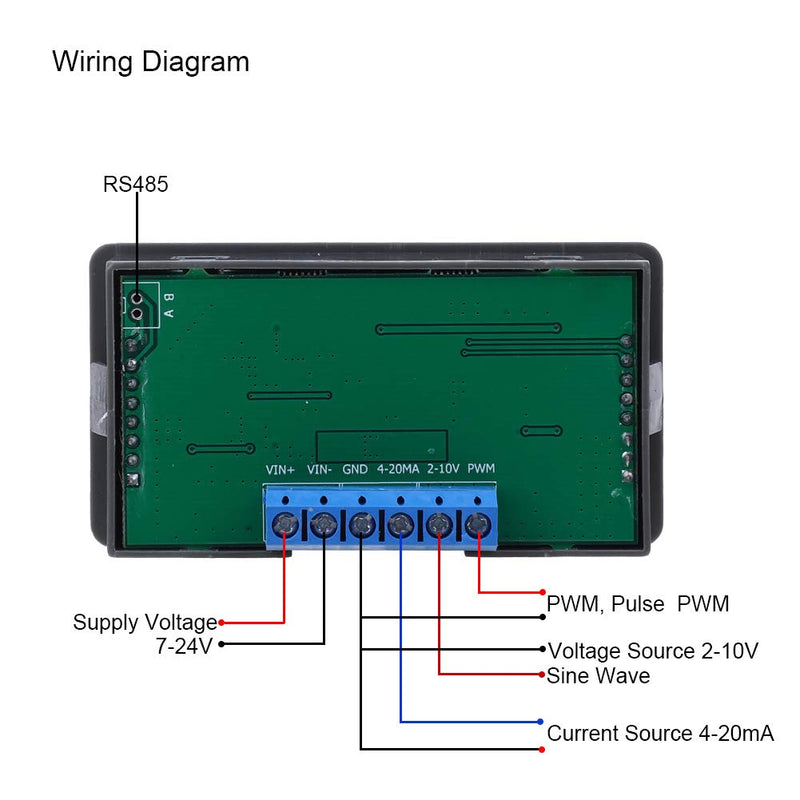  [AUSTRALIA] - WSFG-06 PWM signal generator module pulse frequency generator adjustable module sine 4-20mA 2-10V signal generator without RS485