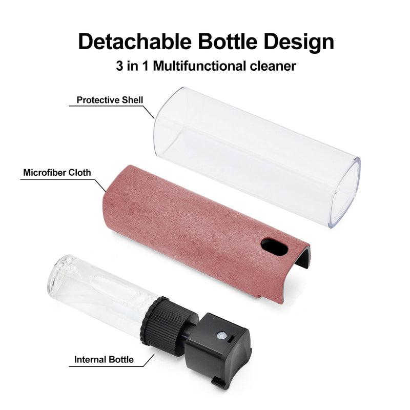  [AUSTRALIA] - Screen Cleaner Spray, Touch Screen Mist Cleaner, Screen Spray for Cellphone, Laptop, Tablet, Watch, Car Display Screen, Monitor（Pink） Pink