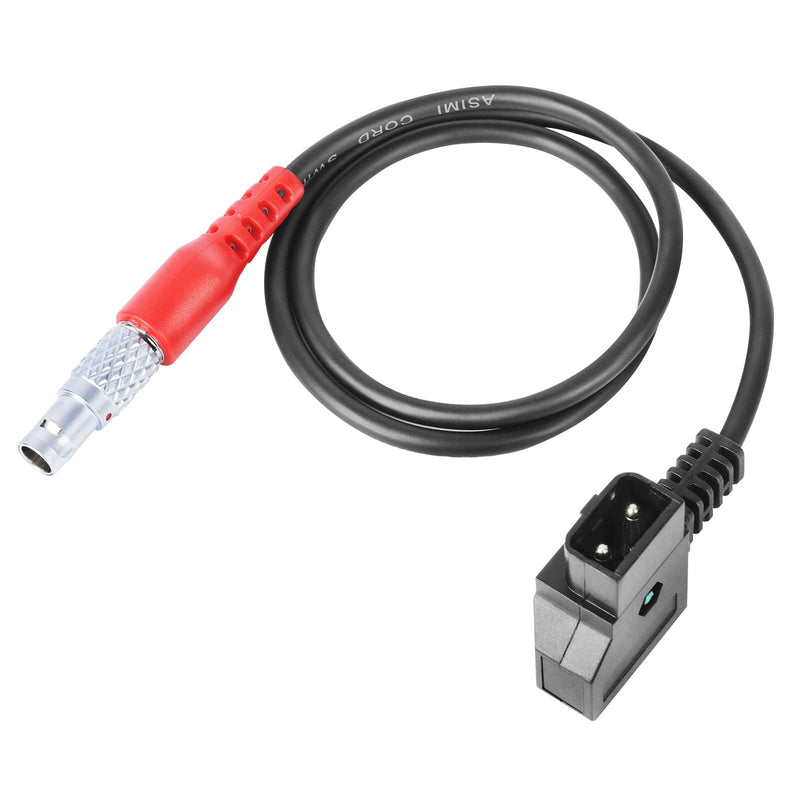  [AUSTRALIA] - 2-Pin Straight Power Cable to D-tap/P-tap for Teradek/SMALLHD/ARRI/RED/TILTA/Paralinx/Preston/Hollywood/Switronix/Panasonic 17.3 inches